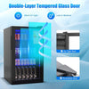 46/90 L Drinks Cooler Fridge Glass Door Under Counter Beer Wine Display Chiller