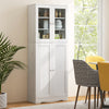 Costway Kitchen Pantry Storage Cabinet 161cm Tall Freestanding Cupboard w/Doors