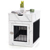Furniture Style Dog Crate Decorative Dog Cage End Table with Wired & Wireless