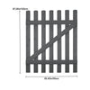 Privacy Wooden Garden Gate Pedestrian Fence Gate Porch Decorative Fence Panel
