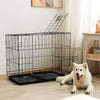Pet Dog Cage Puppy Crate with Tray Small Medium Large Training Metal Wire Cages