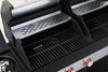 Dual Fuel 3 Burner Gas & Charcoal BBQ Grill 3 + 1 Side Burner – Stainless Steel
