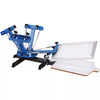 4 Color 1 Station Silk Screening Screenprint Press Screen Printing Machine