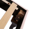 4FT6 Double Size Bed Upholstered Platform Bed Frame with Wood Slat Support Pink