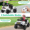 Toddler Electric Vehicle 12V Kids Ride On Car toys w/Remote Control-White