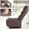 Folding Floor Gaming Chair 360-Degree Swivel Lazy Sofa Floor Chair Adjustable