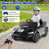 Kids Soft Start Electric Vehicle 12V Battery Powered car w/Remote Control-Black