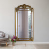 Mirror Extra Large Full Length Wall Vintage Antique Gold Crested Leaner 183x91cm