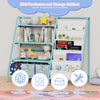 Bookshelf Bookcase with 9 Storage Compartme for Children's Reading Room Green