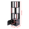 4/6-Tier Corner Display Cabinet Shelf Cupboard Tall Storage Bookcase Home Decor