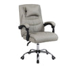 Luxury Office Chair Desk Chair with Pillow PU Leather Padded Arms Swivel Chair
