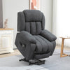 Oversized Riser and Recliner Chairs for the Elderly with Massage Function Grey