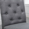 1/2/4/6 Dining Chairs Armchair High Back Linen/Velvet Upholstered Wood Legs Home