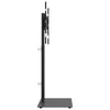 SVV Corner TV Stand 1-Tier for 32-65 Inch Black