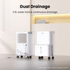 10L Dehumidifier For Mould and Moisture Extraction Quiet 36dB W/ Wheels ‎COMFEE