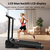 Electric Walking Pad LCD Treadmill Foldable Smart BLUETOOTH Running Machine UK