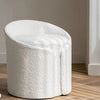 Soft Teddy Boucle Makeup Chair Upholstered Vanity Stool Dressing Table Chair uk