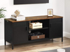 Metal TV Stand Vintage Industrial Media Cabinet UnitRustic Storage Unit 40-3-544