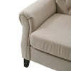 Modern Upholstered Sofa Chair Velvet Fabric Accent Armchair Leisure Lounge Chair