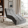 Velvet Recliner Sleeper Chaise Lounge Sofa Bed Chairs Padded Click-Clack Sofabed