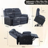 Electric Riser Recliner Armchair Heated Vibration Massage Sofa Arm Chair 2 Style
