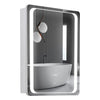 Bathroom Mirror Cabinet Double Full Mirror Door Wall Cupboard Storage Shelf Unit