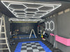 14 x Hexagon LED Lighting Car Detail Home Garage Workshop Retail Lighting Fepqbb