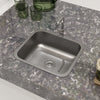 Stainless Steel Kitchen Sink Single 1 Bowl Small Basin w/Waste Drainer Pipe Kit