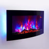 2025 TRUFLAME™ LED COLOUR FLAME EFFECT LOG CURVED WALL MOUNTED ELECTRIC FIRE