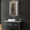 Bathroom Mirror with Shaver Socket Demister LED Illuminated Lights Touch Control