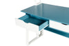Kids Children Wooden Free Standing Study Writing Room Table Desk Shelves Drawers