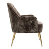 Velvet Scallop Shell Back Tub Chair Armchair Dressing Sofa Stool Bedroom Lounge