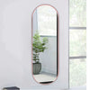 Framed Arched Mirror Wall Mounted Vanity Makeup Bedroom Glass Dressing Mirror