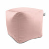 luxury velvet cube foot stool rest seat soft pouffe rucomfy beanbags