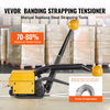 Steel Strapping Tool Manual Sealless A333 Bander 12.7–19mm Packing Tensioner