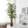 Large Artificial Fern Green Plant Realistic Fake Palm Tree Potted Home 200cm