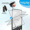 Magnetic White Board Large Standing White Board 120 x 90 CM Office-Black