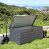 Garden Storage Sheds Waterproof 600 L Lockable Deck Box Outdoor Storage Box