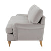 Dusk Hampshire Light Grey Chenille 3 Seater Sofa RRP £475