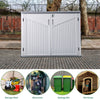 Panana Plastic Shed Outdoor Garden Storage Shed Tool Shed Utility Chest Shed Box