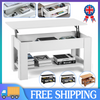 Wooden Coffee Table With Storage Lift Top Up Drawer Shelf Living Room Furniture