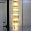 Modern Crystal Wall Lamp Sconce Light for Bedroom Living Room Kitchen Hallway