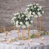 Single Artificial Flower Ball Wreath Topiary Orchid Roses Vine Plants Shop Decor