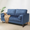 2 Seater Loveseat Velvet Sofa Modern Couch Love Seat Settee Room Apartment Home