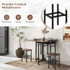 3 Piece Dining Table Set Extendable Kitchen Table Rolling Dining Room Table Set