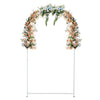 Large Arched Door Wedding Arch Background Flowers Balloons Stand Metal Frame