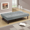 Fabric Upholstered Sofa Bed Convertible 3 Seater Click Clack Recliner Sleeper UK