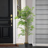 Large Artificial Bamboo Tree Indoor Home House Plant 150cm 5' 5ft Tall in Pot