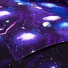 3D Galaxy Duvet Cover with Pillow Cases Universe Bedding Set Single Double King