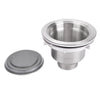 1.0 Deep Single Bowl Stainless Steel Kitchen Sink Undermount Small Basin Drainer